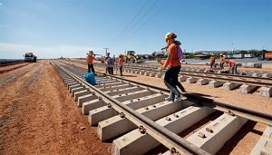 Obra da Ferrovia Norte-Sul (Foto: Tasso Marcelo/Estadão Conteúdo)